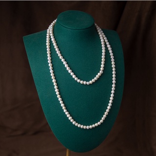 150 厘米長仿珍珠項鍊多層珍珠項鍊女士珍珠項鍊首飾