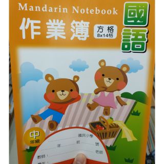 Buku latihan tulisan Mandarin/buku kotak2/Mandarin notebook