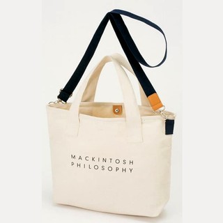 wbar☆日本雜誌附錄 MACKINTOSH PHILOSOPHY 帆布托特包 手提袋 斜背包 側背包