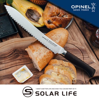 法國OPINEL Les Forges 1890 Bread Knife 21cm麵包刀/櫸木刀柄 OPI 002284