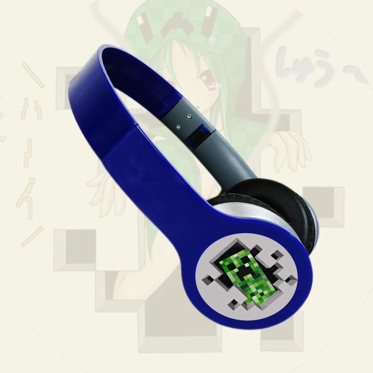 小柒萌漫污動漫周邊minecraft我的世界苦力怕游戲動漫耳機頭戴式mp 蝦皮購物