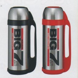 少用出清 日本製77 Big7 不鏽鋼真空保溫壺/保溫瓶 (1500ml) BP-1500 (黑)