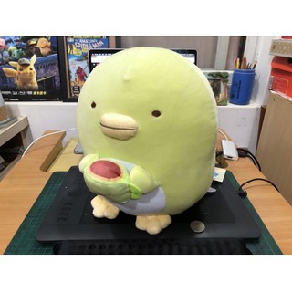 L san-x 角落生物 角落小夥伴 企鵝 河童 12吋 絨毛 娃娃 咖啡 杯子 大隻 抱枕 填充 玩具 布偶 玩偶