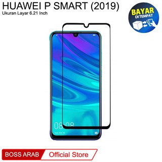 LAYAR 華為 P Smart 全鋼化玻璃螢幕保護膜防刮玻璃黑色