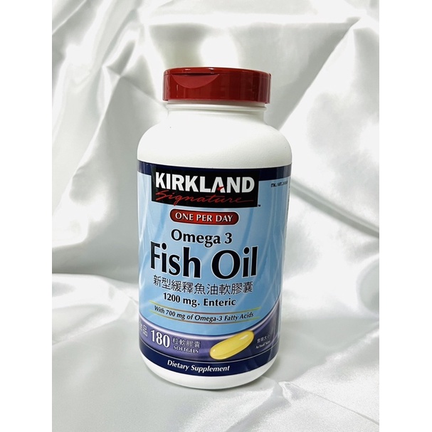 當天出貨 Kirkland Signature 科克蘭 新型緩釋魚油軟膠囊 180粒 好市多代購 魚油