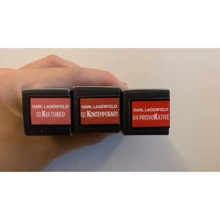 ♥ 全新 KARL LAGERFELD × L'Oreal Paris 限定 限量 絕版 聯名 訂製唇膏 唇膏