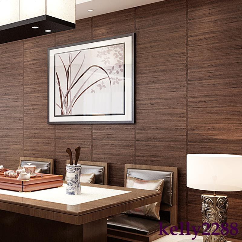 中式復古仿木紋背景墻紙天花板仿草編和風日式客廳臥室榻榻米壁紙 蝦皮購物