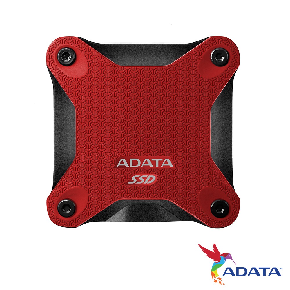 ADATA 威剛 SD600 256GB USB3.1 外接式SSD行動硬碟(紅)