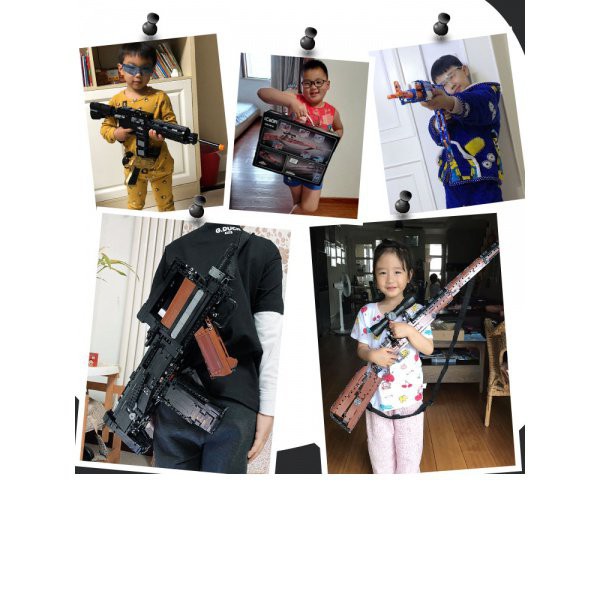 【組裝模型直銷】樂高98k積木槍拼裝玩具武器男孩益智可射組裝模型吃雞系列狙擊槍 jKyf