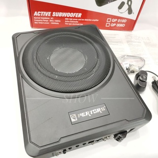 🚚【24h出貨】主動式D類 10吋高功率1500w 知名品牌 薄型重低音 低音炮 超低音 汽車喇叭 車用喇叭 汽車重低音