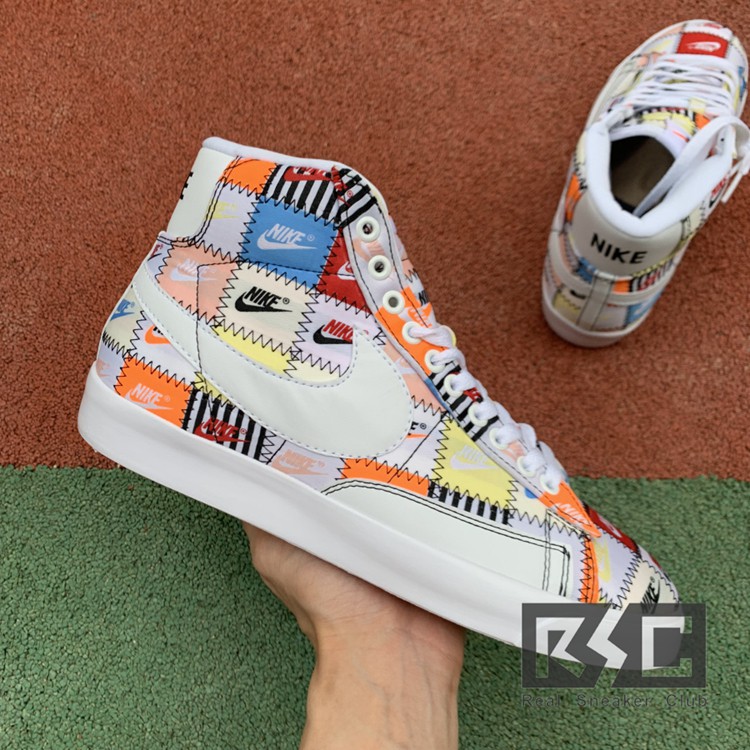 nike mid blazer patchwork
