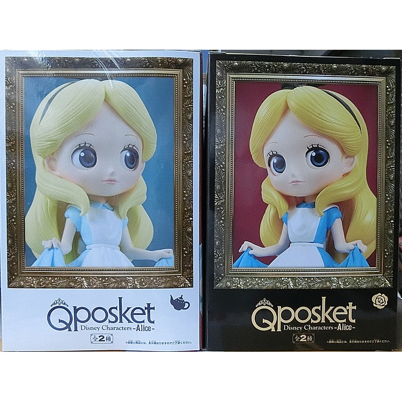 現貨 BANPRESTO 景品 Q posket Disney 迪士尼 愛麗絲 Alice A款原色 B款異色