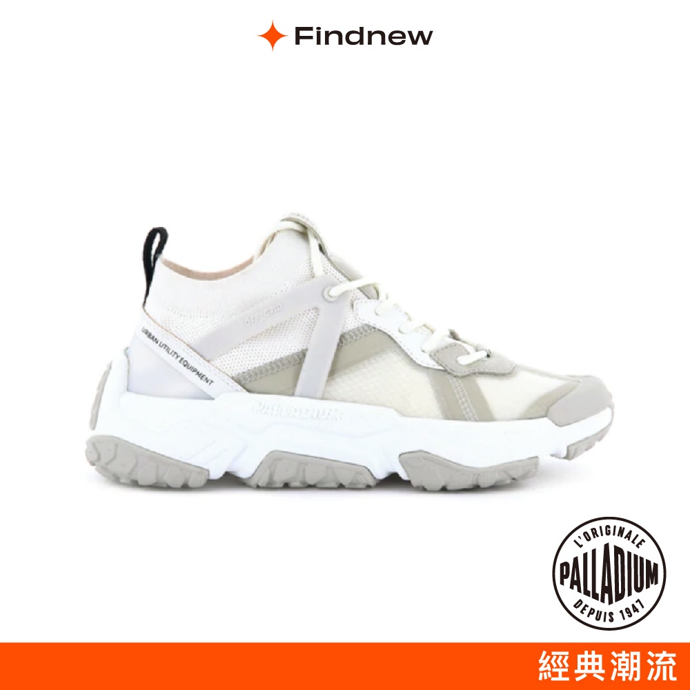 PALLADIUM OFF-GRID LO ADV襪套式輪胎鞋 白色 男女共款77331-116【Findnew】