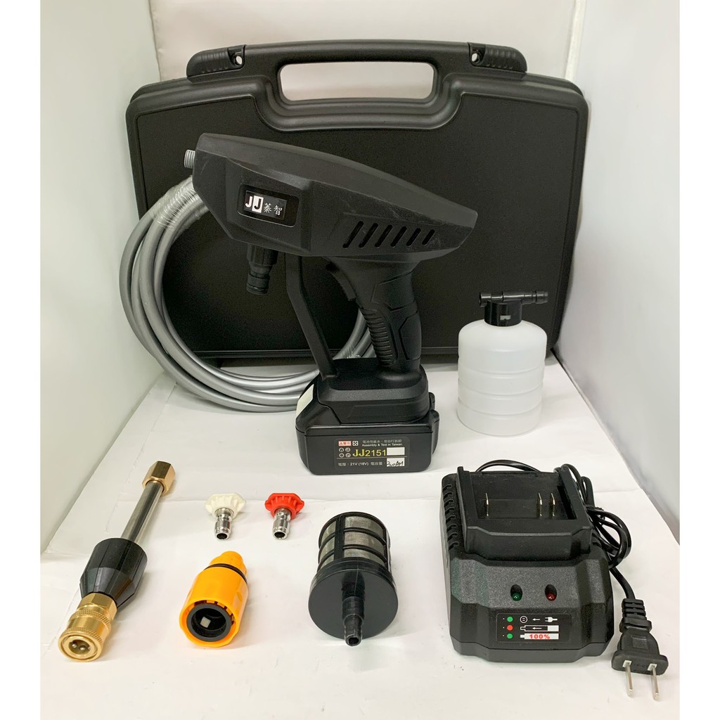 鋰電洗車機 JJ(牧田) 21V 3.0AH~6.0AH / 家用 洗車 /高壓泵刷車水槍/鋰充電無線水槍/高壓清洗機