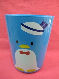 ㊣五號倉庫㊣ sanrio 山姆企鵝 2012年出品 垃圾筒