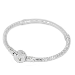 Pandora 潘朵拉 米奇鑲鋯925純銀手鍊手環