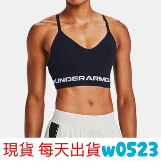 現貨 UA 女 運動內衣 低衝擊 低強度 UNDER ARMOUR 可拆胸墊 瑜伽 普拉提 黑 1357719-001