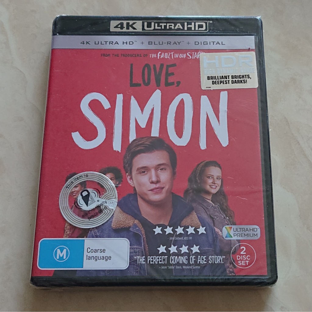親愛的初戀Love, Simon(4K UHD+BD藍光雙碟限定版)尼克羅賓森、喬許杜漢默、Victor。PS5主機可播
