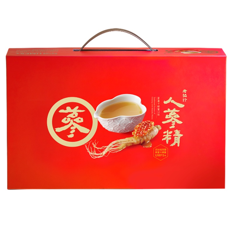 老協珍 人蔘精禮盒麥蘆卡蜂蜜口味(60mlx14入) 1Box盒 x 1【家樂福】