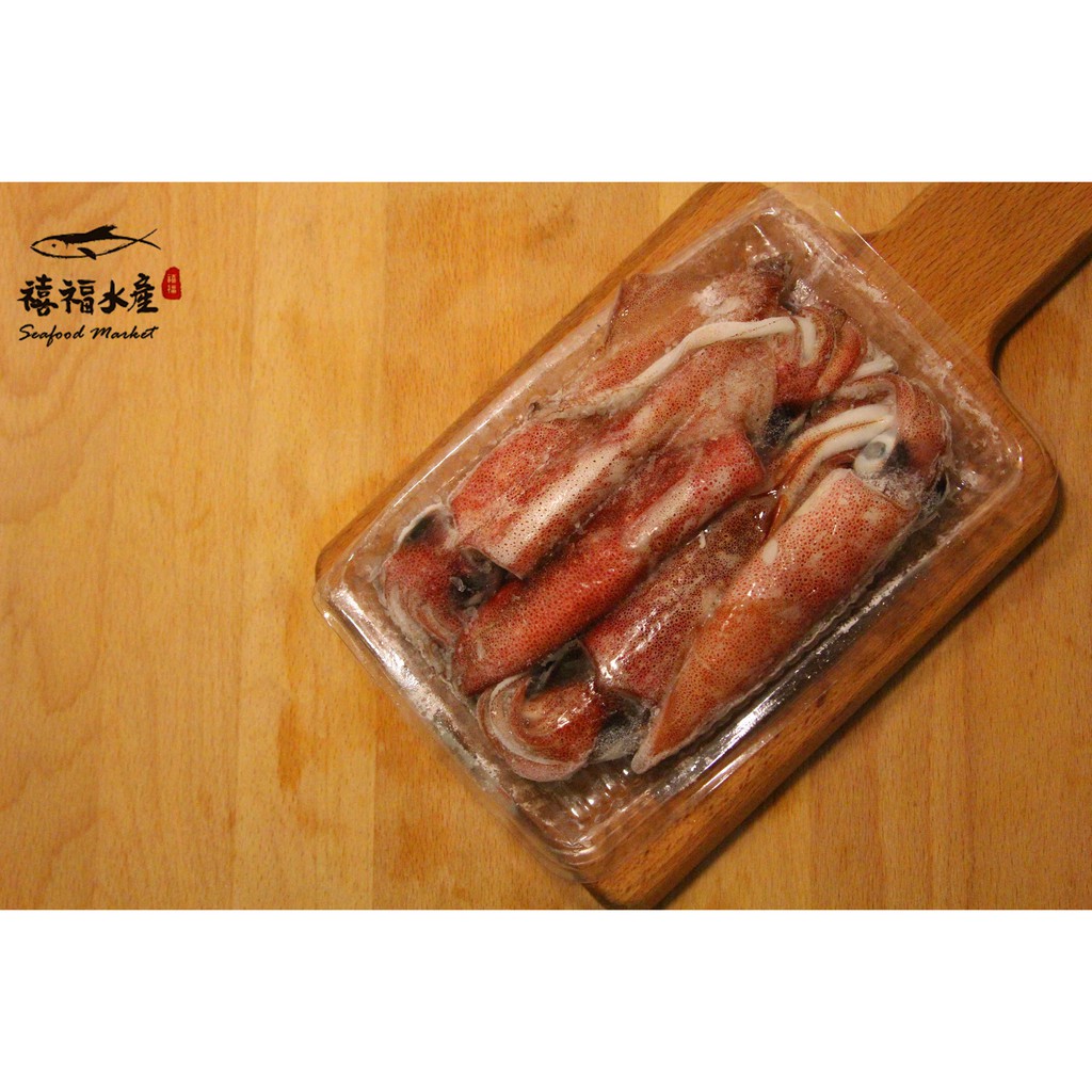 【禧福水產】台灣船凍小卷/生小卷◇$特價139元/300g±10%/盒◇最低價軟絲居酒屋餐廳團購燒烤日本料理吃到飽無菜單