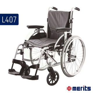 美利馳 Merits 輕量高調整型輪椅 L407 鋁合金輪椅 手動輪椅