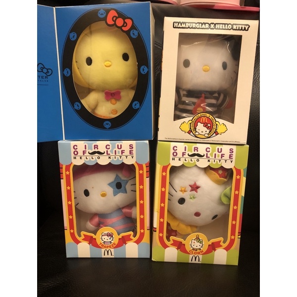 麥當勞 麥麥幫 Hello Kitty 馬戲團 娃娃 玩偶 絕版限量有盒，買3送1🥰