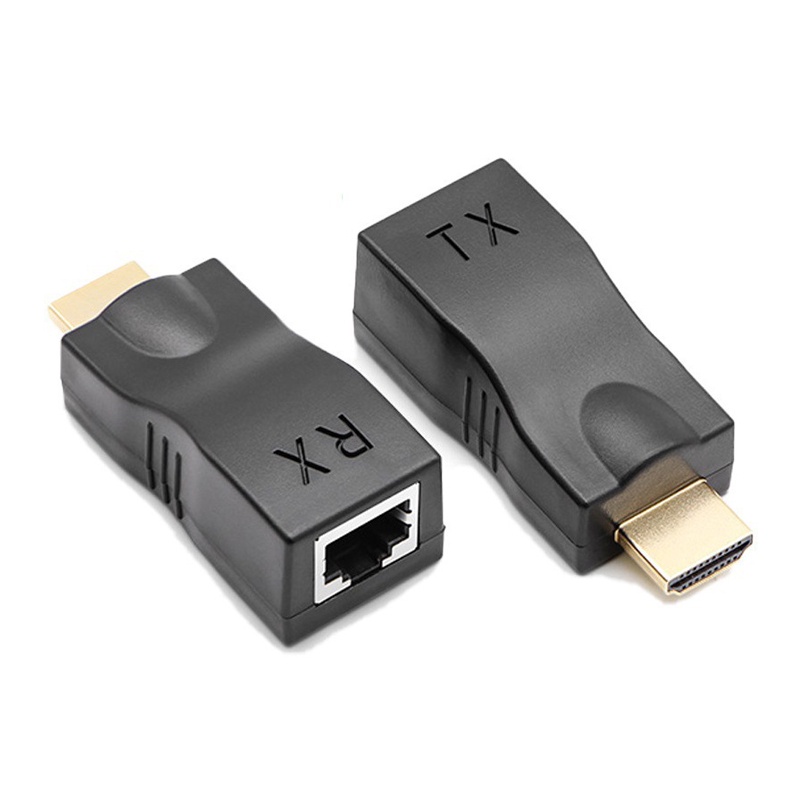 4K HDMI 延長器 HDMI 轉 CAT5e Cat6 網絡以太網 LAN 提供高達 30m RJ45 4K