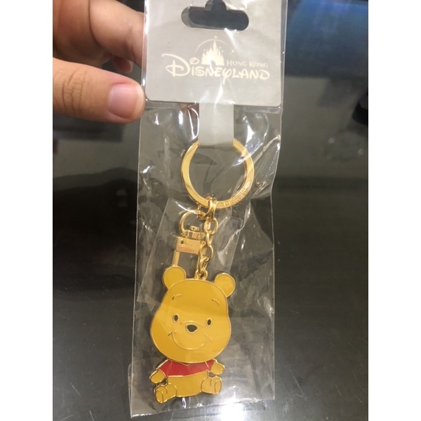 香港迪士尼 小熊維尼鑰匙圈 紀念品