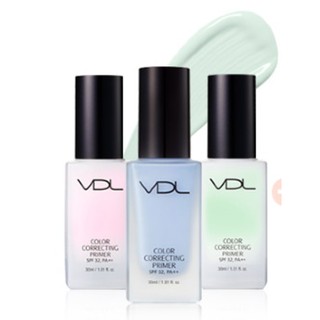 [M&H][Gmarket官方]VDL 飾底 妝前乳 矯色 妝前 粉紅 粉藍 綠
