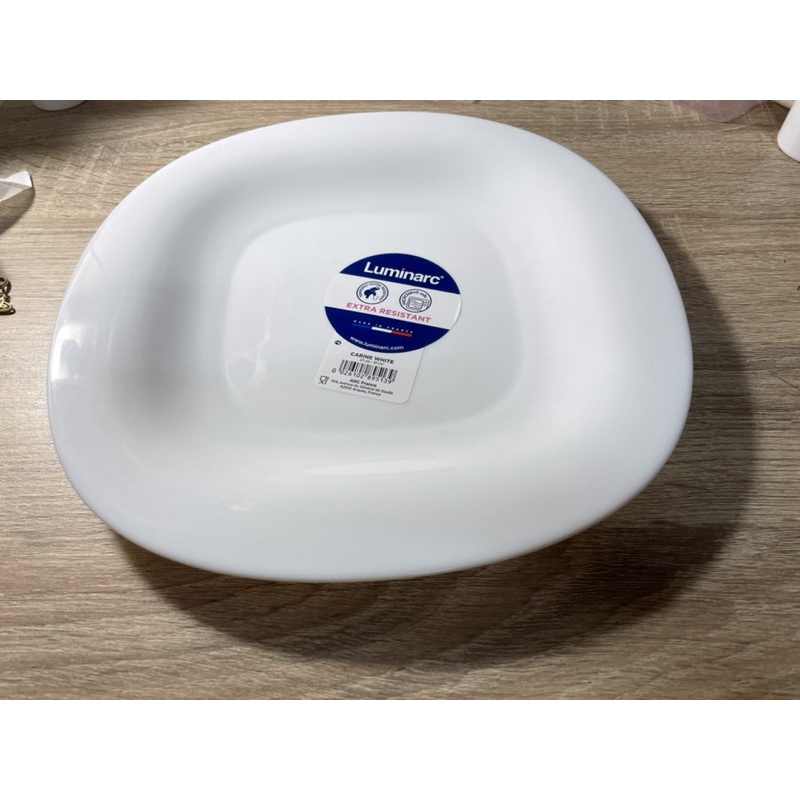 法國品牌/Luminarc樂美雅強化餐具（純白）/27cm平盤