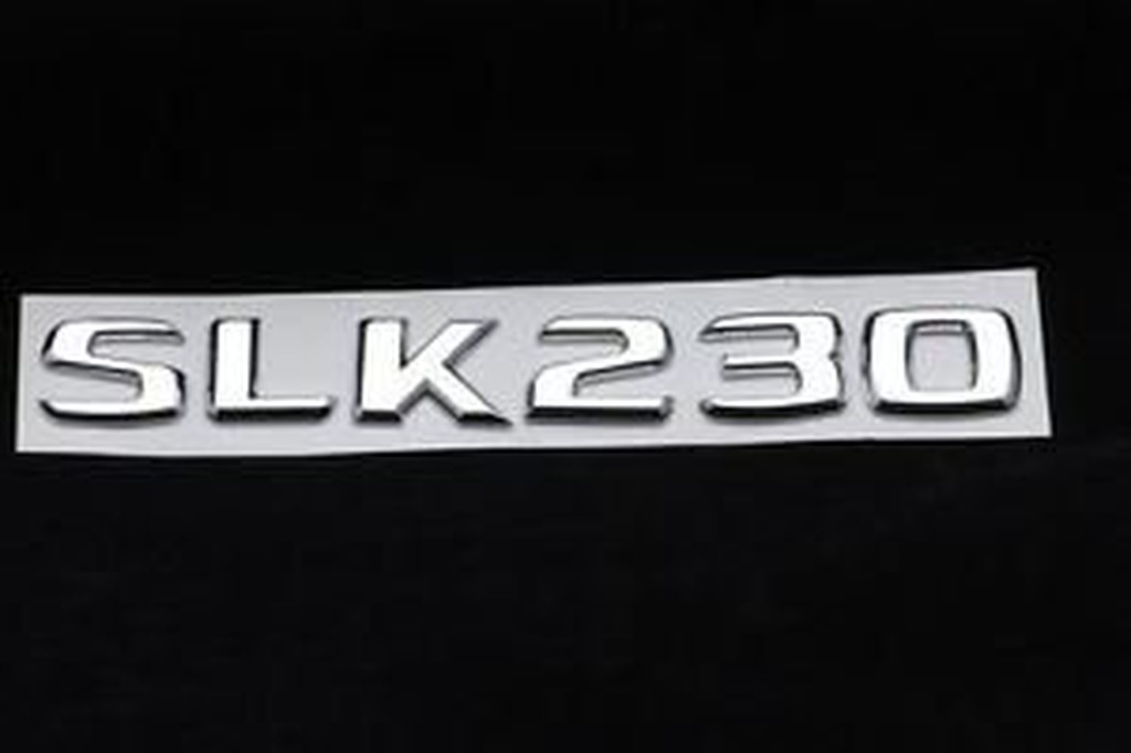 金螃蟹賓士 SLK R170 鍍鉻後車廂字體 SLK200 "SLK230" SLK320 SLK32 AMG