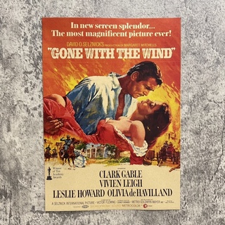 『老番顛』 Gone With The Wind 亂世佳人 經典電影 電影海報 牛皮紙海報