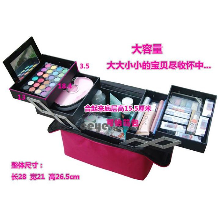 NNTL【預購】專業化妝箱化妝包跟妝包 新秘彩妝師大容量多層