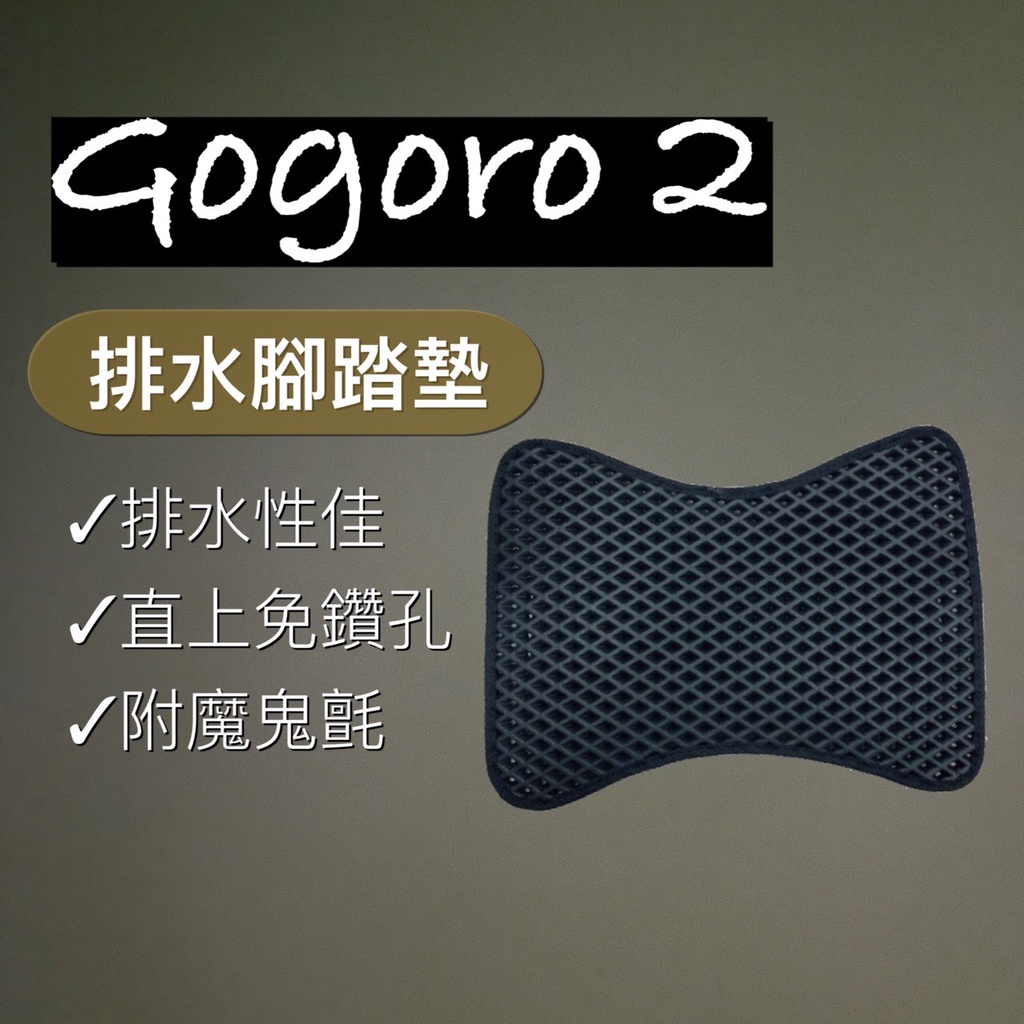 現貨🎯 gogoro2 / 3 EC-05 Ai-1 Ur1🎯免鑽孔 專用腳踏墊 排水腳踏墊  鬆餅墊 排水 蜂巢腳踏墊