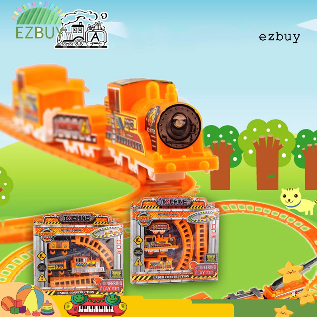 [EY] 寶寶發育拼裝電動火車軌道模型