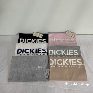 -ES- 出清 Dickies 大Logo 胸前Logo 短T 短TEE 短袖 黑 灰 奶茶 白 粉 男女可穿