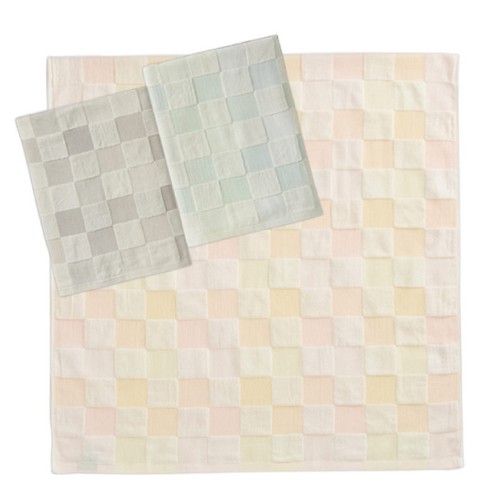Gemini雙星毛巾 彩色方格雙層紗布浴巾2入組 66 x 137 公分 D119533