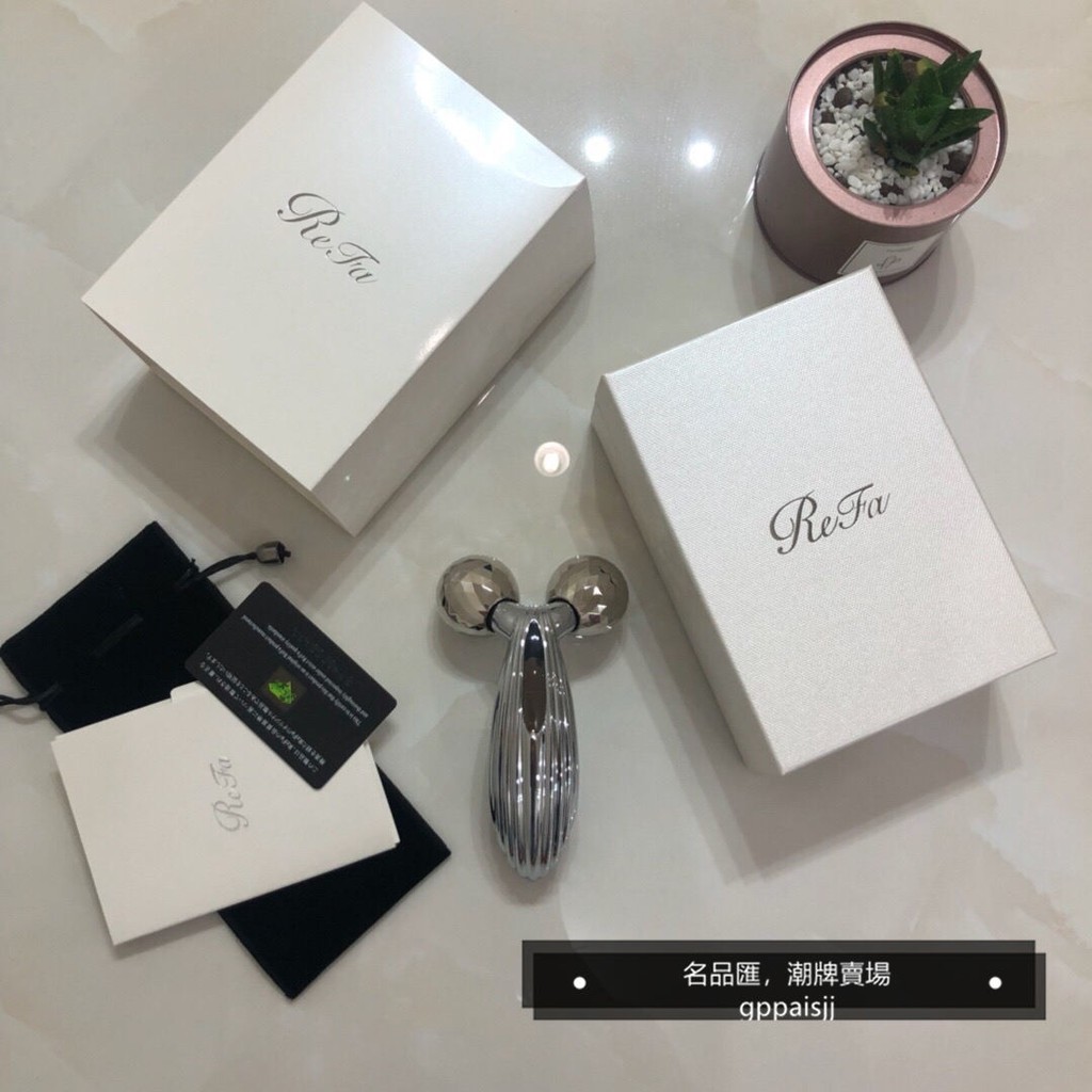 Refa美容儀滾輪緊致v臉美容器3d設計360度全方位按摩提拉refa升級版 蝦皮購物