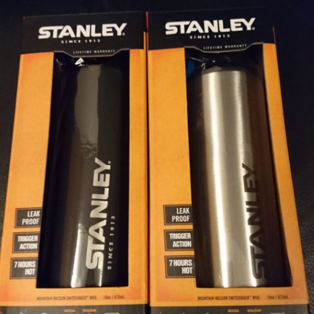 現貨7-11 STANLEY 原廠【限量登山真空保溫水瓶473ml [ 銀色款+黑色款] 】不鏽鋼保溫瓶只有一組