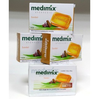 印度皇室藥草浴美肌皂(檀香橘色)MEDIMIX