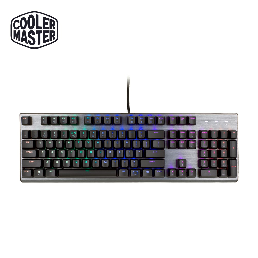 酷碼Cooler Master CK350 紅/茶/青軸 機械式RGB電競鍵盤