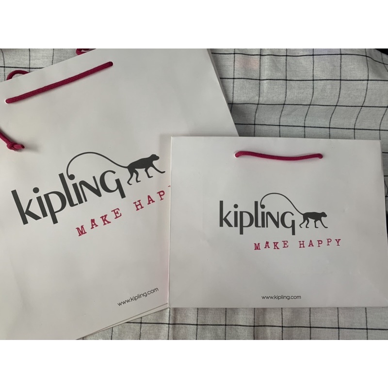 🛍 kipling 紙袋 禮品袋 手提 斜挎包 後背包 零錢包 送禮