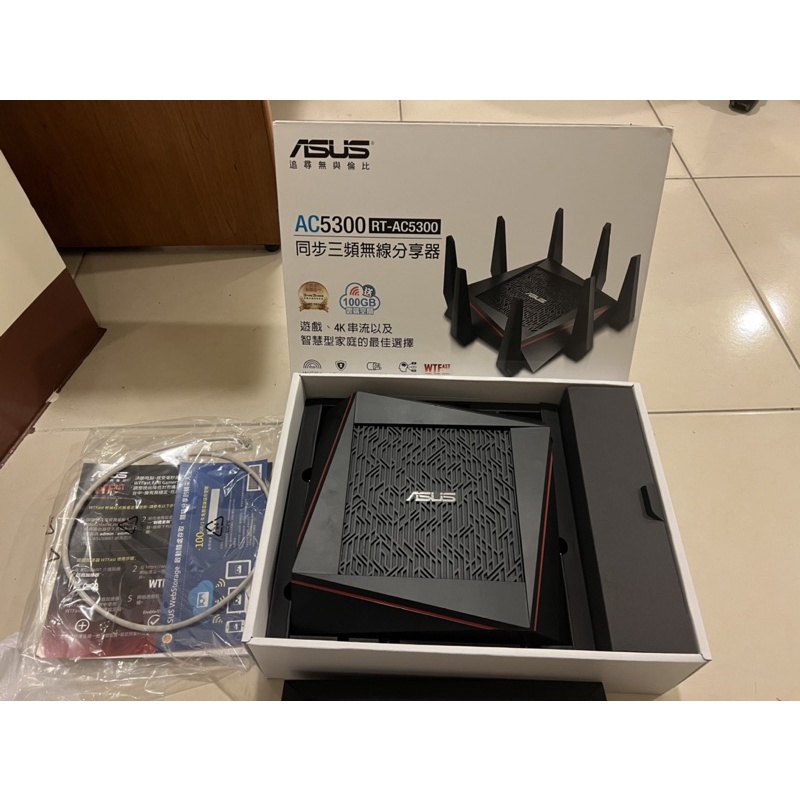 ASUS 華碩AC5300 RT-AC5300 同步三頻無線wifi分享器