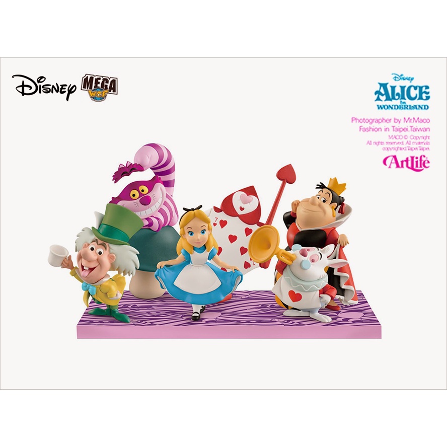 Artlife ㊁ BANPRESTO MEGA WCF DISNEY Alice 愛麗絲 絕版 全6種