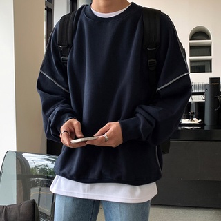 正韓反車線落肩長袖上衣 5色 YUPPIE 預購商品 1018