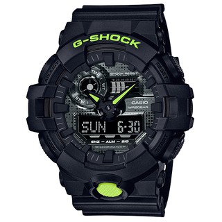 CASIO 卡西歐 G-SHOCK 時尚LED雙顯錶(GA-700DC-1A)