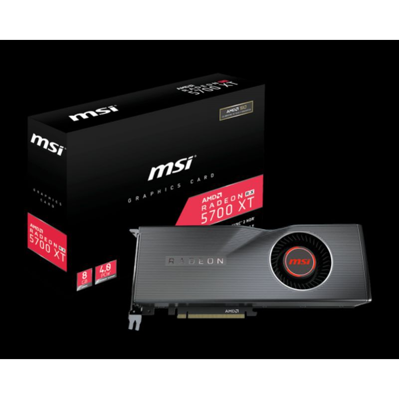 二手 微星 MSI Radeon RX 5700 XT 8G 公版 顯示卡