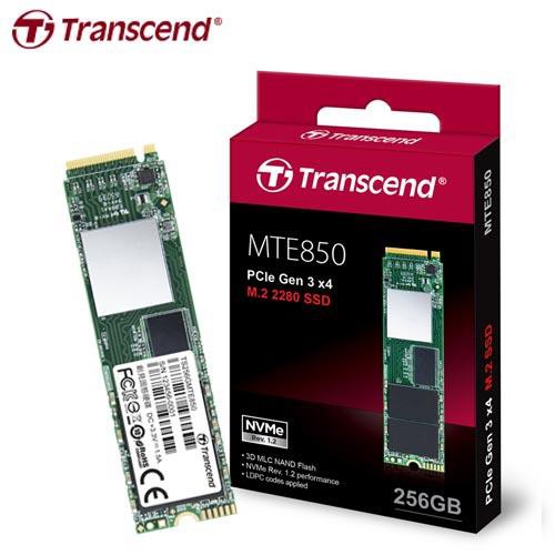 Transcend 創見 PCIe Gen3x4 MTE850 M.2 固態硬碟 SSD 256G