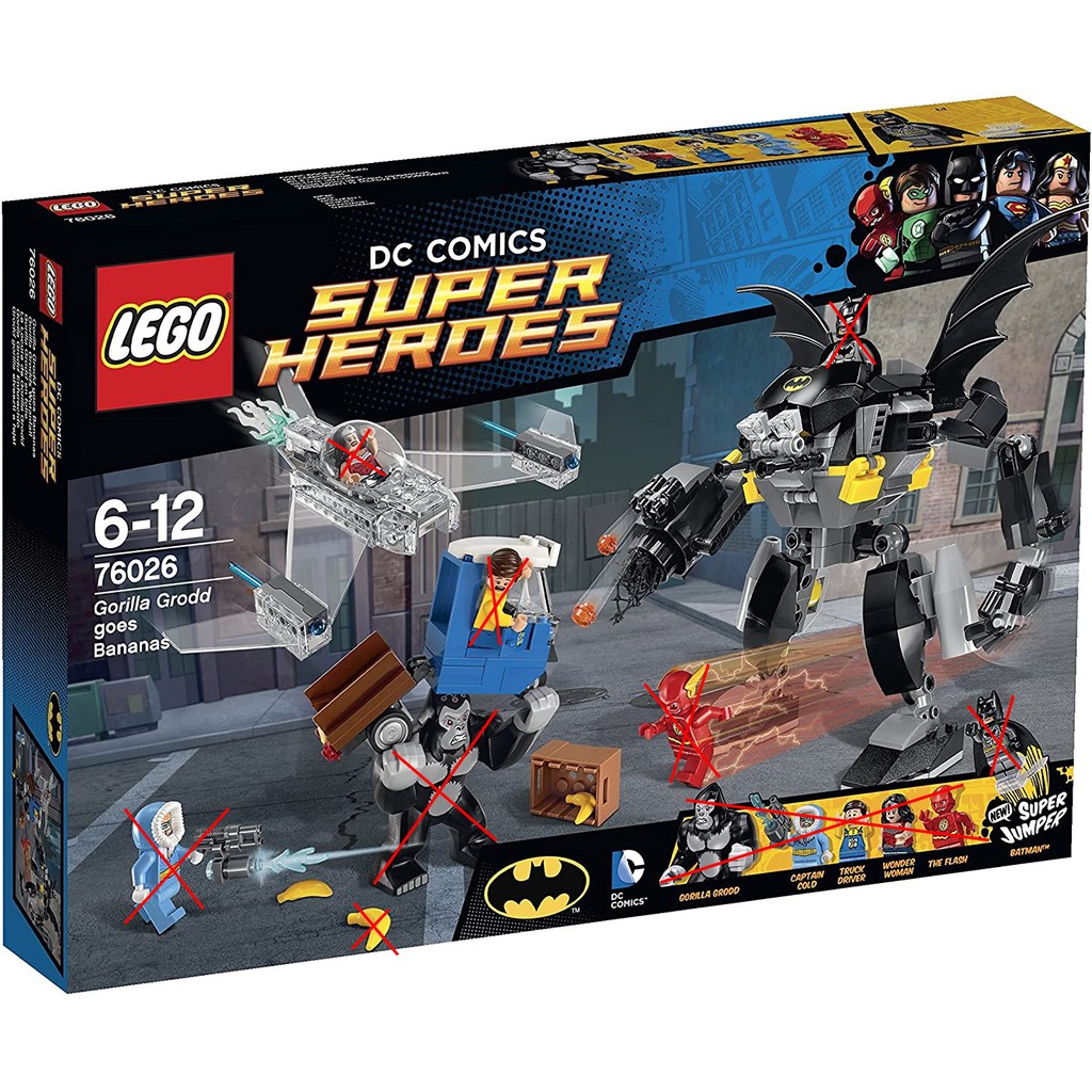 拆賣樂高 LEGO 76026 DC 正義聯盟 大猩猩攻擊