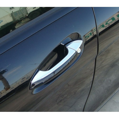 圓夢工廠 Benz 2012~15 雙門 C204 C180 C250 C350 C63 改裝 鍍鉻銀 車門把手上蓋飾貼